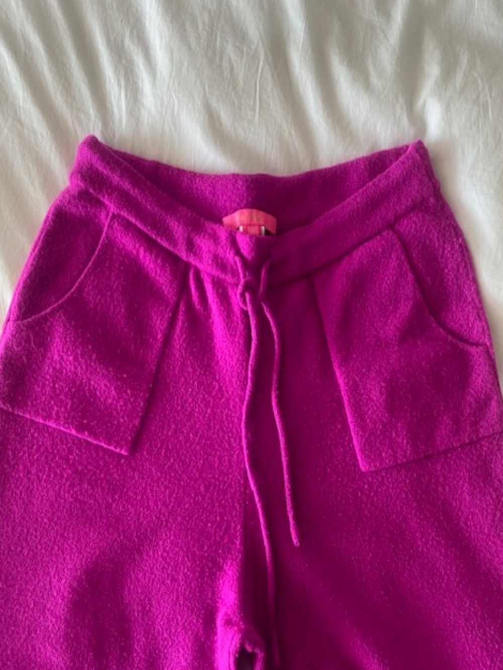 Lilly Pulitzer Bellista Wild Fuchsia Sweater Pants worn once/dry cleaned - L - Picture 4 of 8